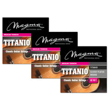 Load image into Gallery viewer, Magma Classical Guitar Strings Normal Tension Titanium Nylon - Silver Plated Copper (GC110T)
