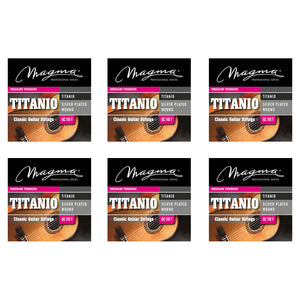 Magma Classical Guitar Strings Normal Tension Titanium Nylon - Silver Plated Copper (GC110T)