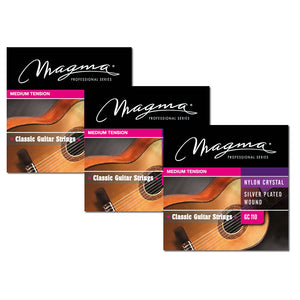 Magma Classical Guitar Strings Normal Tension Special Nylon - Silver Plated Copper (GC110)