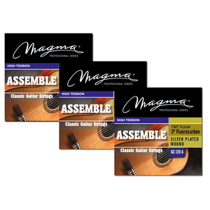 Magma Classical Guitar Strings High Tension ASSAMBLE Nylon-Carbon - Silver Plated Copper (GC120A)