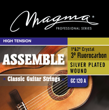 Load image into Gallery viewer, Magma Classical Guitar Strings High Tension ASSAMBLE Nylon-Carbon - Silver Plated Copper (GC120A)
