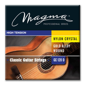 Magma Classical Guitar Strings High Tension Special Nylon - Gold Alloy "Bronze 85/15"(GC120D)