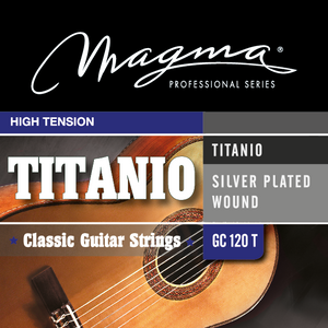 Magma Classical Guitar Strings High Tension Titanium Nylon - Silver Plated Copper (GC120T)