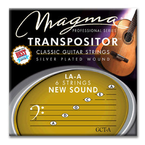 Magma Classical Guitar Strings TRANSPOSITOR LA -A NEW SOUND - Silver Plated Copper (GCT-A)