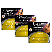 Load image into Gallery viewer, Magma Classical Guitar Strings TRANSPOSITOR HALF BASS/ HALF GUITAR - Silver Plated Copper (GCT-BG6)
