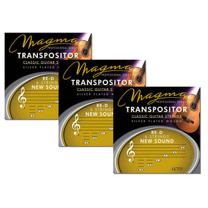 Magma Classical Guitar Strings TRANSPOSITOR RE-D NEW SOUND - Silver Plated Copper (GCT-D)