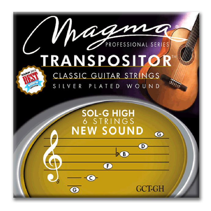 Magma Classical Guitar Strings TRANSPOSITOR SOL-G HIGH - Silver Plated Copper (GCT-GH)