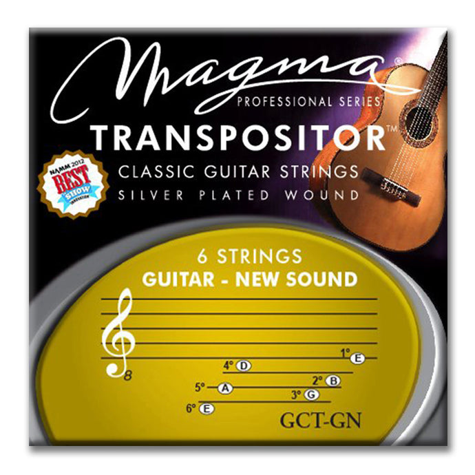 Magma Classical Guitar Strings TRANSPOSITOR NEW SOUND - Silver Plated Copper (GCT-GN)