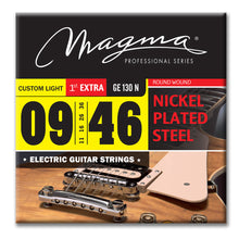 Load image into Gallery viewer, Magma Electric Guitar Strings Custom Ligth Gauge Nickel-Plated Steel Set, .009 - .046 (GE130N)

