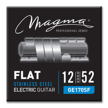 Load image into Gallery viewer, Magma Electric Guitar Strings Light Gauge FLAT Stainless Steel Set, .012 - .052 (GE170SF)
