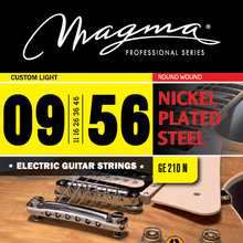 Load image into Gallery viewer, Electric Guitar Strings Custom Light/7 strings Gauge Nickel-Plated Steel Set, .009 - .056 (GE210N)
