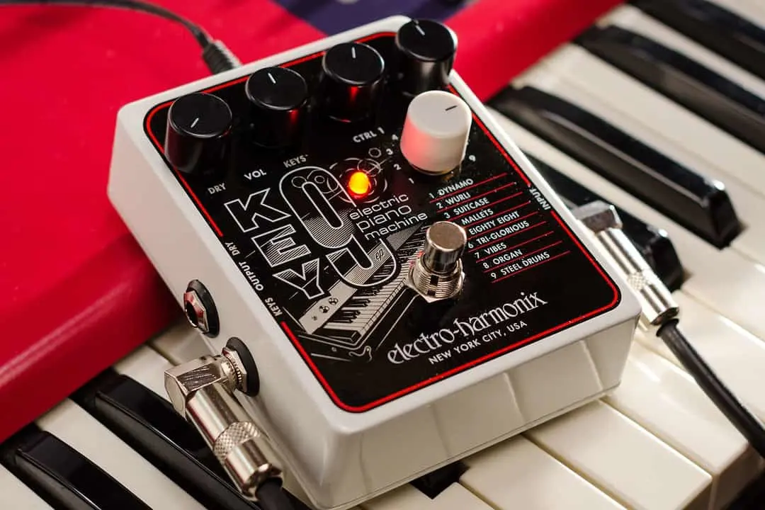 EHX Electro-Harmonix Key 9 Electric Piano Machine Guitar Effects Pedal