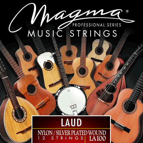 Magma LAUD 12 Strings Nylon / Silver Plated Wound Set (LA100)