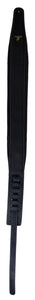 Magma Leathers 2.52" Delux Argentinean padded Black Leather Guitar Strap (07MC01A.)