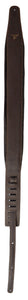 Magma Leathers 2.52" Delux Argentinean padded Brown Leather Guitar Strap (07MC02A.)