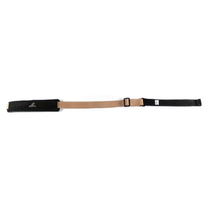 Magma Leathers  2" Soft-hand Polypropylene BEIGE PADDED CLASSICAL Guitar Strap with Leather Ends (07MPC04.)