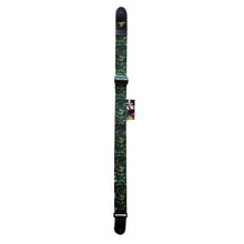 Load image into Gallery viewer, Magma Leathers 1,18&quot; Soft-hand Polyester Ukelele Strap Sublimation-Printed with CAMOUFLAGED Design, Genuine Leather Ends (07MSU05U.)
