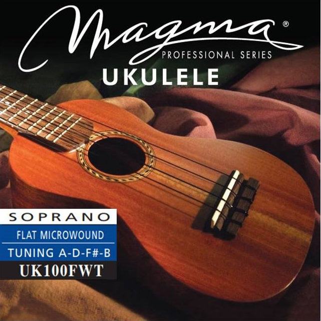 Set Strings MAGMA UKULELE Soprano Microwound Traditional Tunning (UK100FWT)