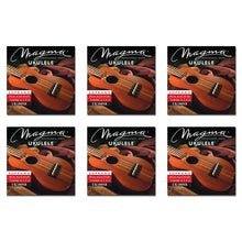 Load image into Gallery viewer, Set Strings MAGMA UKULELE Soprano Black Nylon Hawaiian Tunning (UK100NB)
