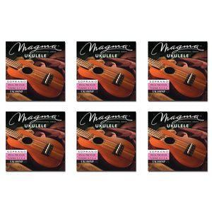 Set Strings MAGMA UKULELE Soprano Pink Nylon Hawaiian Tunning (UK100NP)