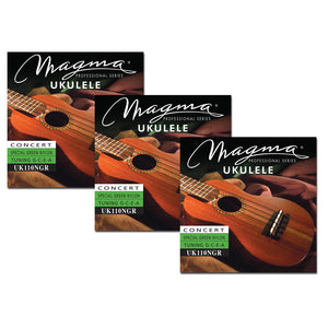 Set Strings MAGMA UKULELE Concert Green Nylon Hawaiian Tunning (UK110NGR)