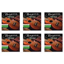Load image into Gallery viewer, Set Strings MAGMA UKULELE Concert Green Nylon Hawaiian Tunning (UK110NGR)
