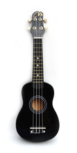 Load image into Gallery viewer, Magma Soprano Ukulele 21 inch Glossy Black Color with Bag (MK20NGB)
