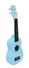 Load image into Gallery viewer, Magma Soprano Ukulele 21 inch Glossy Blue Color with Bag (MK20AB)
