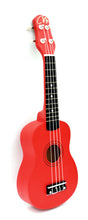 Load image into Gallery viewer, Magma Soprano Ukulele 21 inch Satin Red Color with Bag (MK20R)
